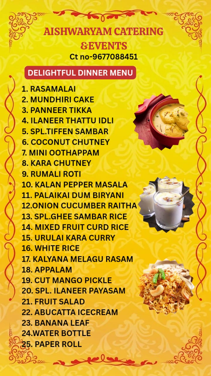 Best Veg Catering Services in Kolathuvancheri