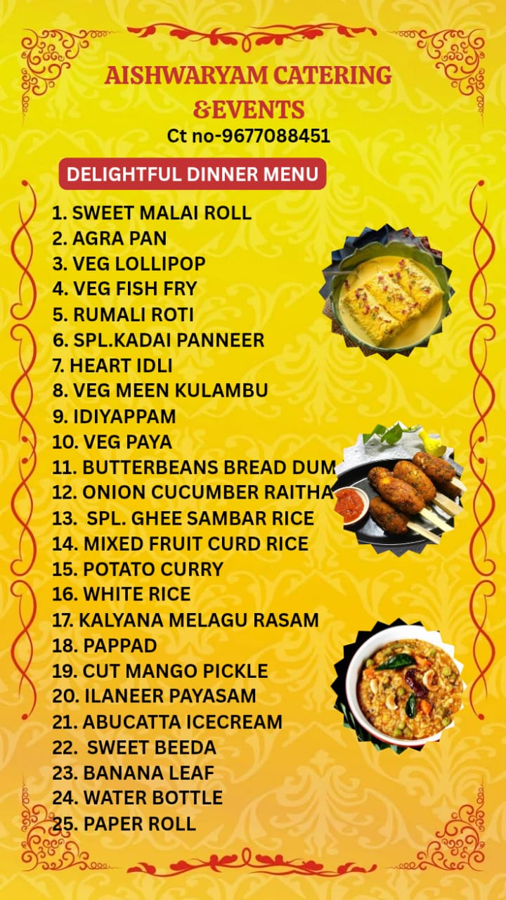 Best Wedding Catering Services in Mangadu